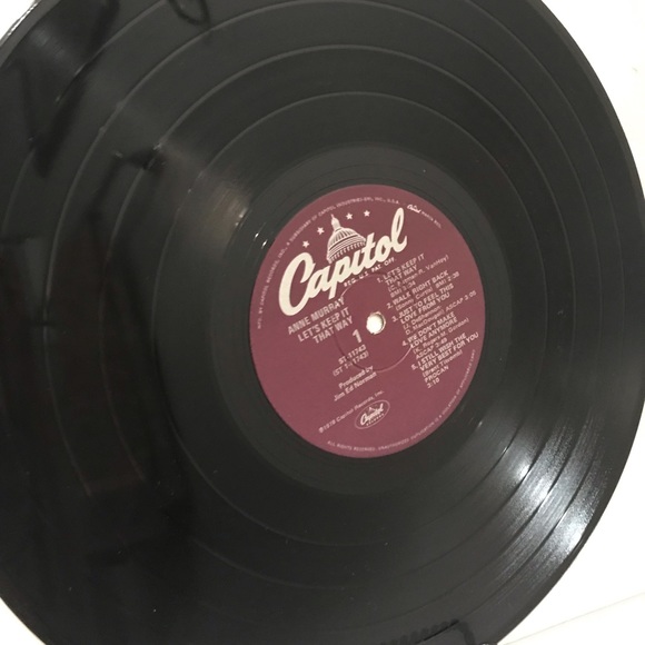 1978 Capital Records Anne Murray - Let's Keep It That Way ) Vinyl Record Album - Picture 3 of 6